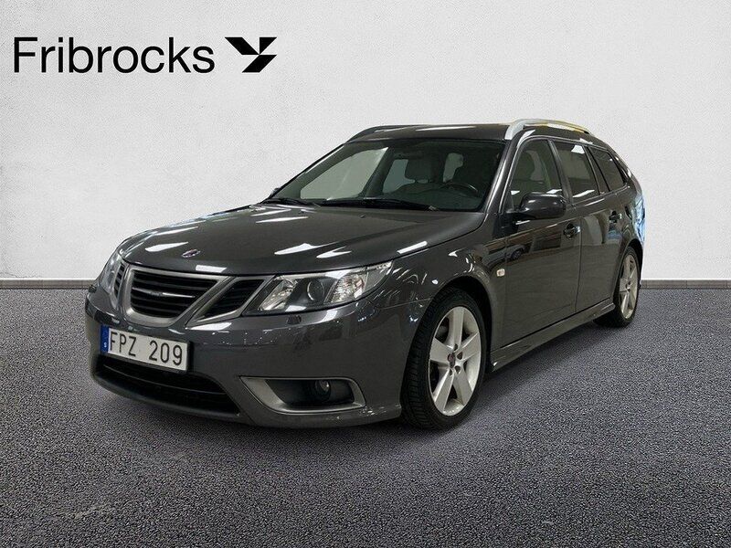 Grå Begagnad 2010 Saab 9-3 Vector Kombi | 64 900 kr (Dyr) - Bild 1/4