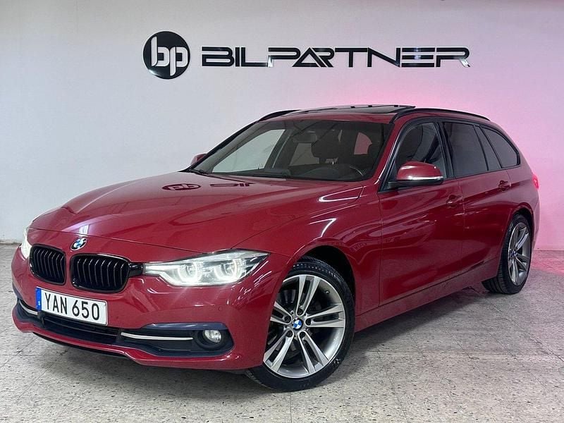 Röd Begagnad 2015 BMW 320 Kombi | 149 900 kr (Marknadspris) - Bild 1/4