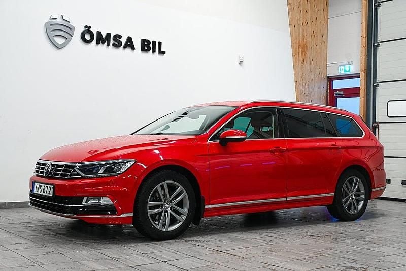 Röd Begagnad 2017 VW Passat GT Kombi | 169 800 kr (Marknadspris) - Bild 1/4