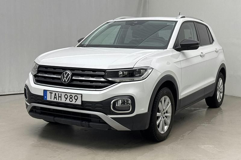 Vit Begagnad 2023 VW T-Cross GT SUV | 210 000 kr (Bra pris) - Bild 1/4
