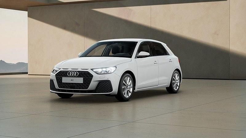 Vit Ny 2025 Audi A1 Sportback Halvkombi | 294 300 kr (Marknadspris) - Bild 1/4