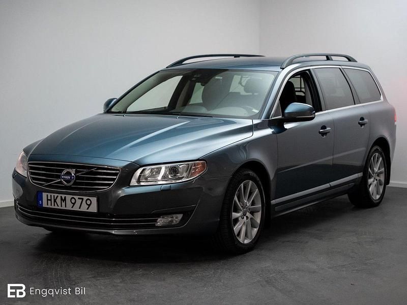 Blå Begagnad 2014 Volvo V70 Momentum Kombi | 174 900 kr (Dyr) - Bild 1/4