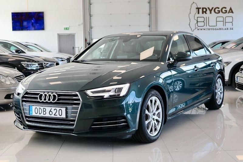 Grön Begagnad 2016 Audi A4 Proline Sedan | 199 000 kr (Marknadspris) - Bild 1/4