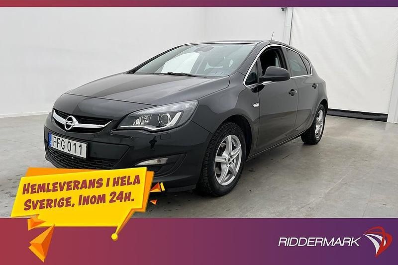 Svart Begagnad 2015 Opel Astra drive Halvkombi | 99 600 kr (Marknadspris) - Bild 1/3