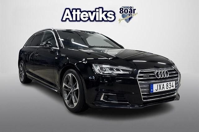 Svart Begagnad 2017 Audi A4 Sport Kombi | 169 900 kr (Marknadspris) - Bild 1/4