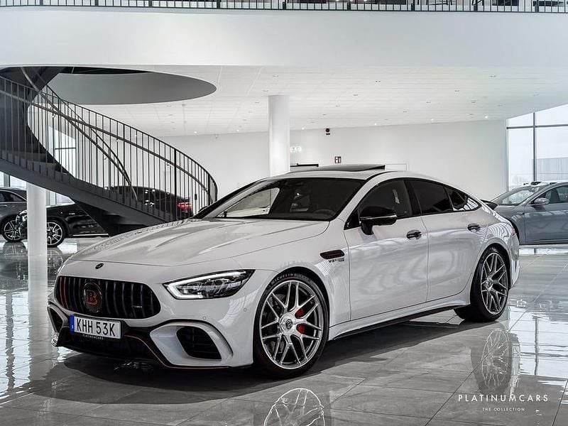 Begagnad Mercedes AMG GT 63 AMG 639 HK (469 kW) 2021 Hightechsilver Sportkupé
