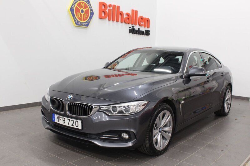 Grå Begagnad 2015 BMW 420 Luxury Line Halvkombi | 189 900 kr (Bra pris) - Bild 1/4