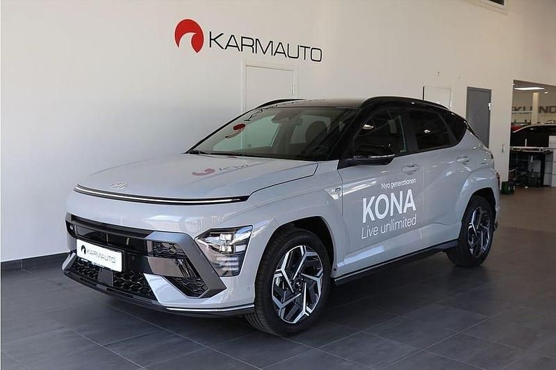 Grå Begagnad 2024 Hyundai Kona N Line SUV | 329 900 kr (Bra pris) - Bild 1/4