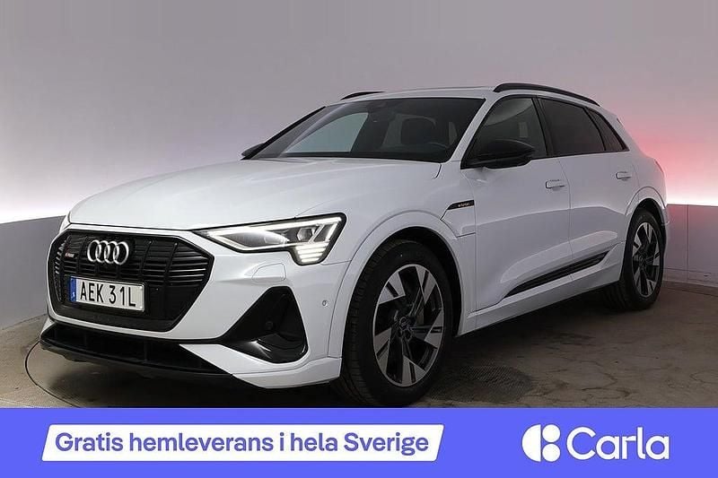 Begagnad Audi e-tron S-Line 300 kW (408 HK) 2021 Vit SUV