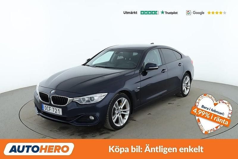 Blå Begagnad 2016 BMW 420 Sport Line Sportkupé | 170 000 kr (Bra pris) - Bild 1/4