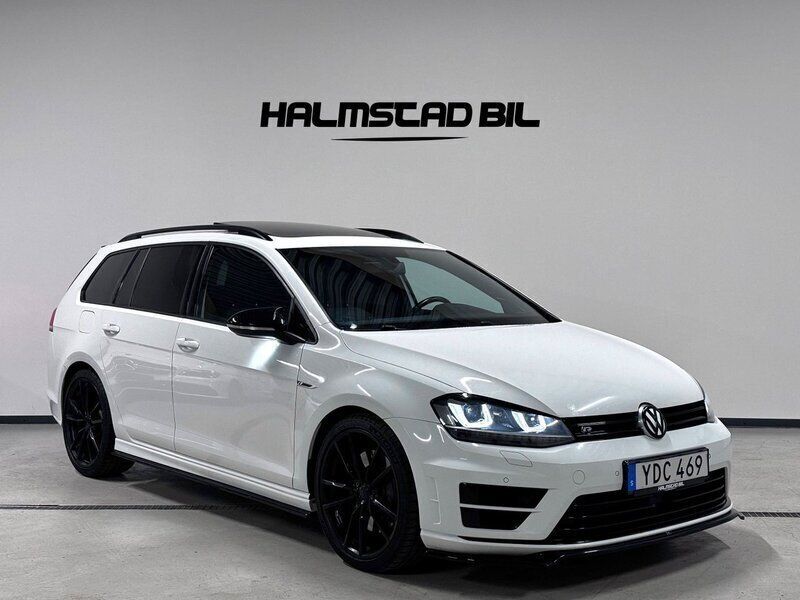 Vit Begagnad 2016 VW Golf VII R Kombi | 259 500 kr (Dyr) - Bild 1/4