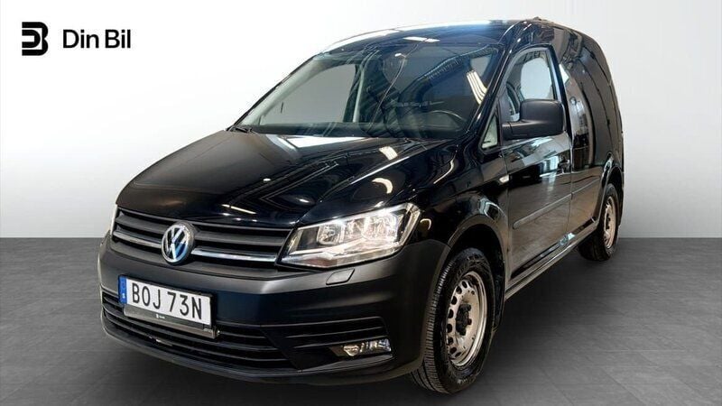 Svart (deep black perleffek) Begagnad 2020 VW Caddy Minibuss | 189 900 kr (Marknadspris) - Bild 1/4