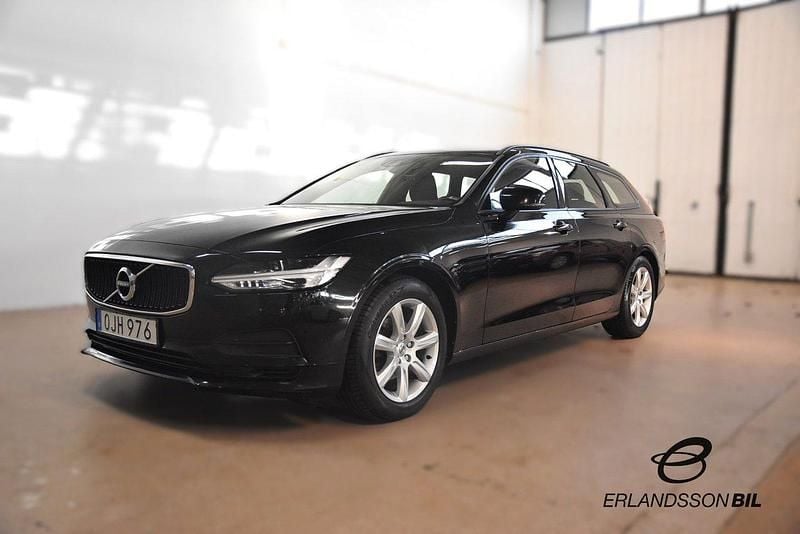 Svart Begagnad 2018 Volvo V90 Kinetic Kombi | 184 900 kr (Marknadspris) - Bild 1/4