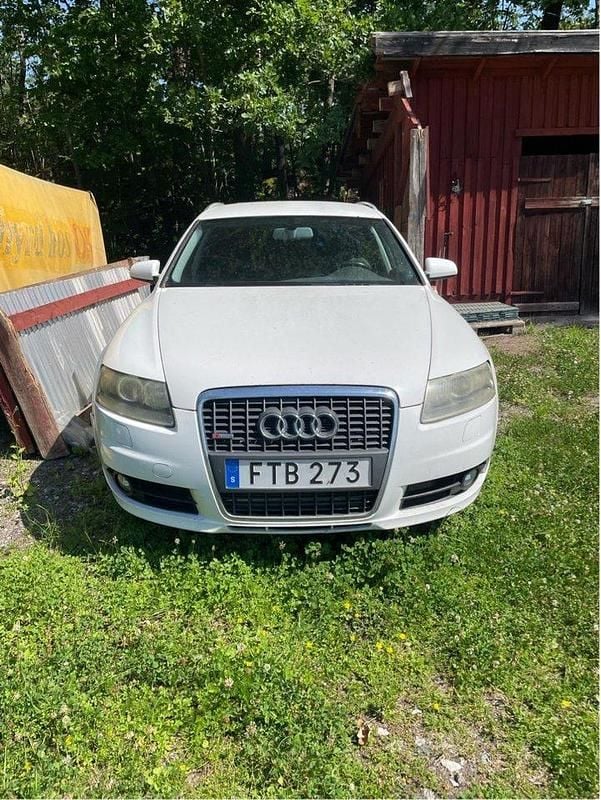 Vit Begagnad 2008 Audi A6 Proline Kombi | 10 000 kr (Superpris) - Bild 1/4
