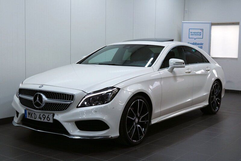Vit Begagnad 2015 Mercedes CLS250 AMG Sportkupé | 264 900 kr - Bild 1/4