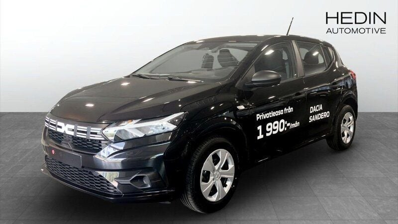 Svart (black) Ny 2025 Dacia Sandero Essentiel Halvkombi | 200 700 kr (Marknadspris) - Bild 1/4