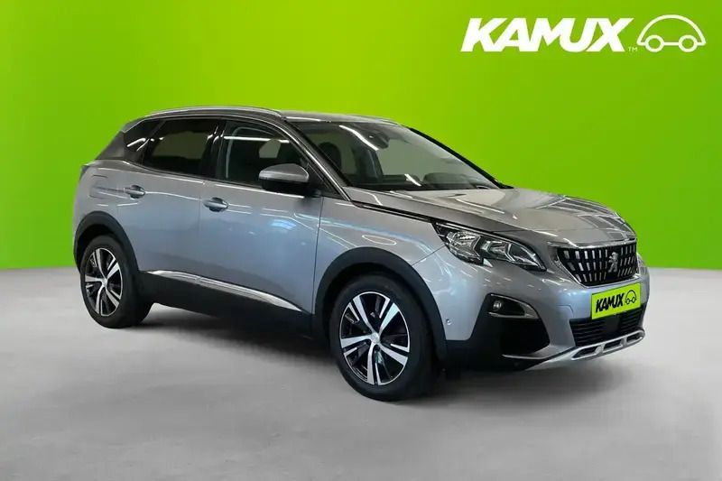 Silver/grå Begagnad 2018 Peugeot 3008 SUV | 164 800 kr (Marknadspris) - Bild 1/3