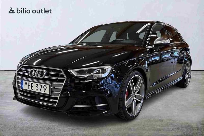 Svart Begagnad 2017 Audi S3 Sportback Halvkombi | 264 900 kr - Bild 1/1