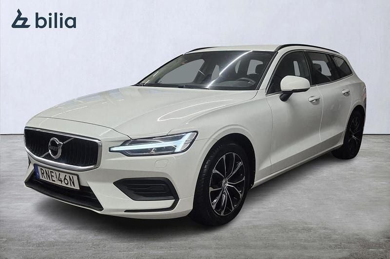 Vit Begagnad 2022 Volvo V60 Pro Kombi | 249 900 kr (Bra pris) - Bild 1/3