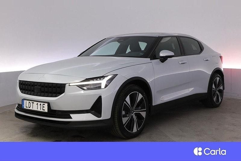 Silver Begagnad 2022 Polestar 2 Plus Sedan | 344 900 kr (Marknadspris) - Bild 1/4