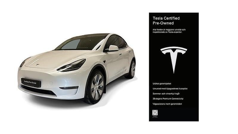 Begagnad Tesla Model Y Long Range AWD 378 kW (514 HK) 2023 Vit SUV