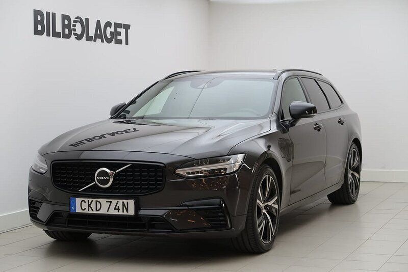 Grå Begagnad 2021 Volvo V90 R-Design Kombi | 334 500 kr (Bra pris) - Bild 1/4