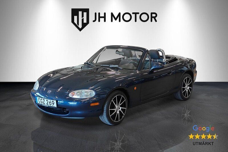 Blå Begagnad 1999 Mazda MX5 Cab | 69 900 kr (Marknadspris) - Bild 1/4