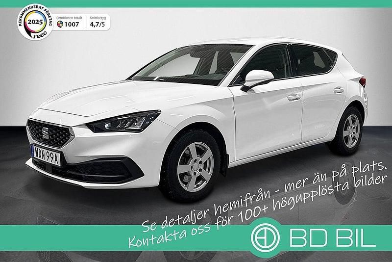 Begagnad Seat Leon Style 110 HK (80 kW) 2020 Vit Halvkombi