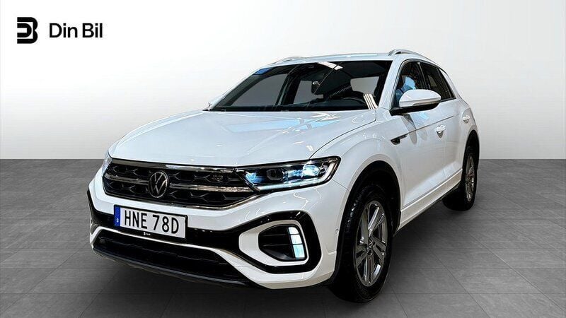 Vit (pure white) Begagnad 2022 VW T-Roc SUV | 339 900 kr (Dyr) - Bild 1/4