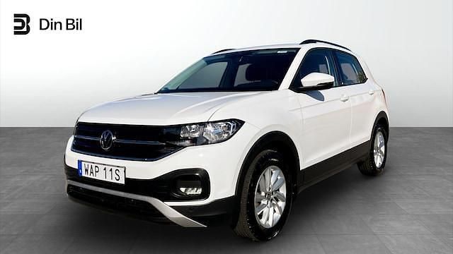 Vit Begagnad 2023 VW T-Cross Life SUV | 219 900 kr (Marknadspris) - Bild 1/4