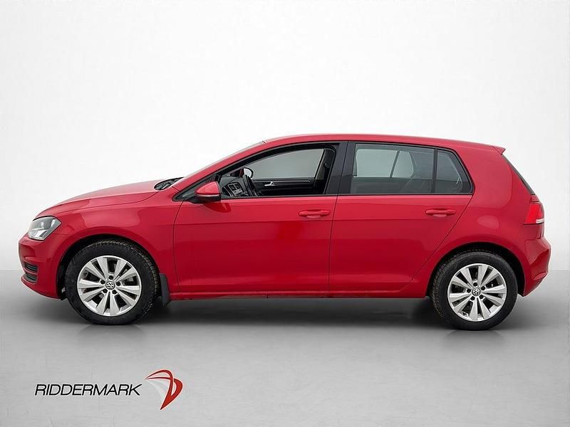 Begagnad VW Golf VII 105 HK (77 kW) 2013 Röd Halvkombi