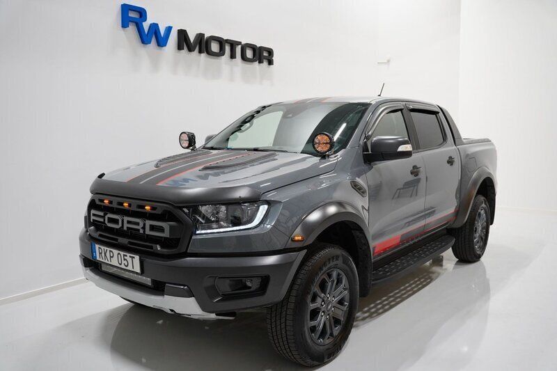 Grå Begagnad 2021 Ford Ranger Raptor Pickup | 448 800 kr (Superpris) - Bild 1/4
