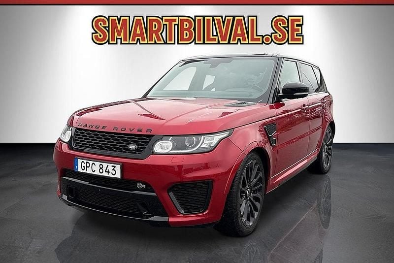 Begagnad Land Rover Range Rover SVR 551 HK (405 kW) 2016 Röd SUV