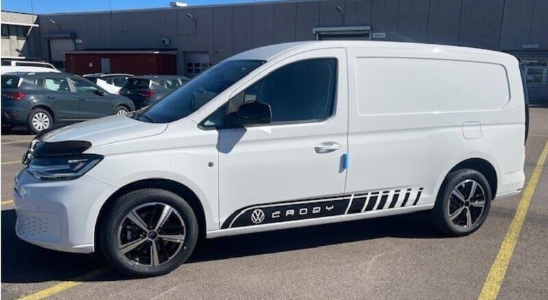 Vit Ny 2025 VW Caddy Maxi Minibuss | 489 900 kr (Lite dyr) - Bild 1/2