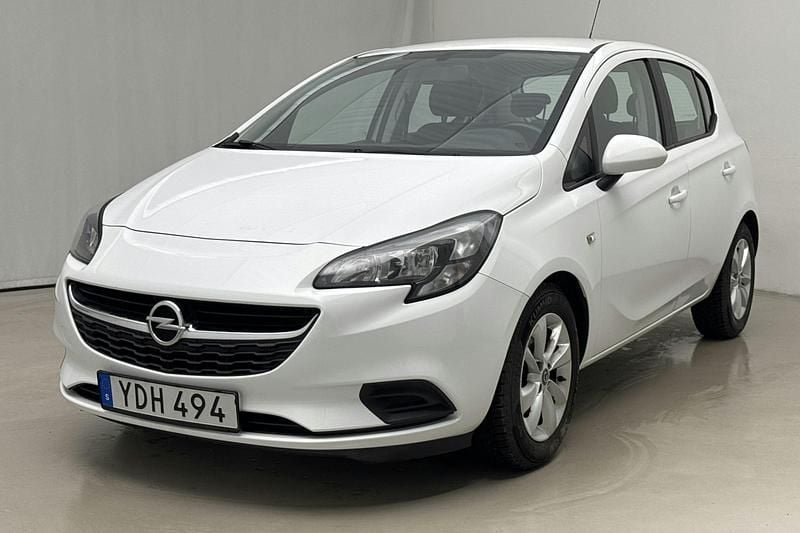 Vit Begagnad 2016 Opel Corsa Enjoy | 84 900 kr (Marknadspris) - Bild 1/4