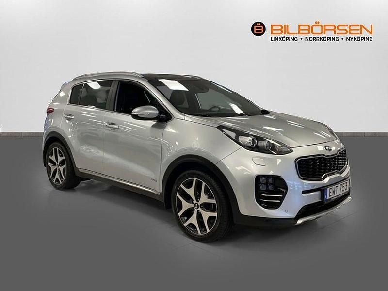 Begagnad Kia Sportage GT-Line 185 HK (136 kW) 2016 Grå SUV