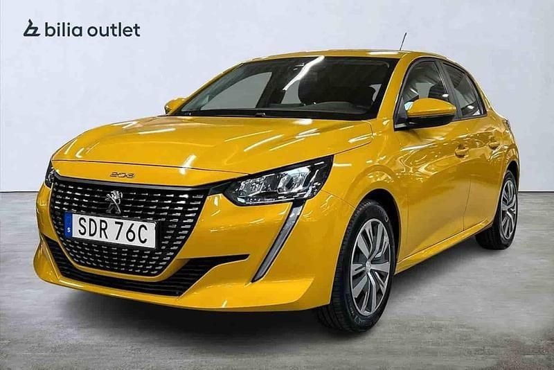 Gul Begagnad 2020 Peugeot 208 Halvkombi | 139 900 kr (Marknadspris) - Bild 1/1