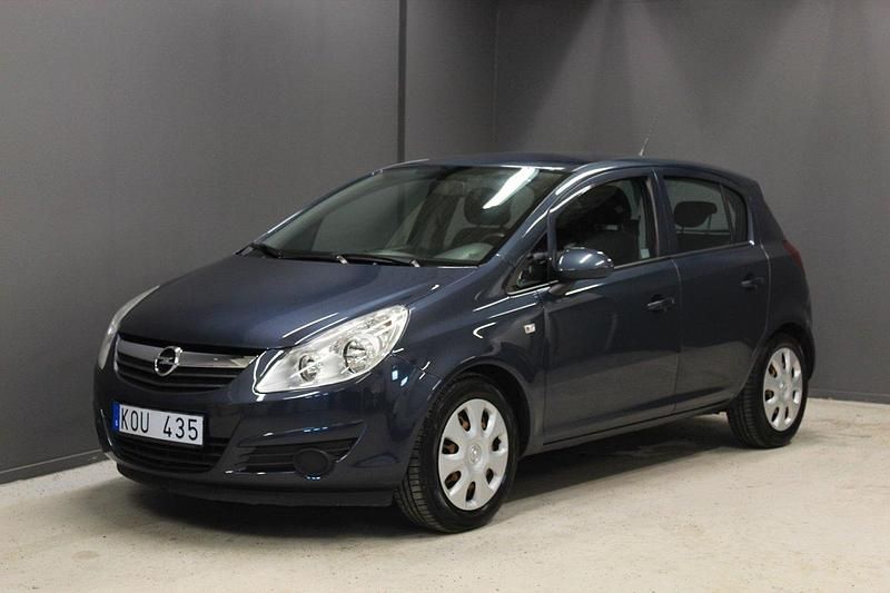 Blå Begagnad 2010 Opel Corsa Halvkombi | 54 900 kr (Dyr) - Bild 1/4