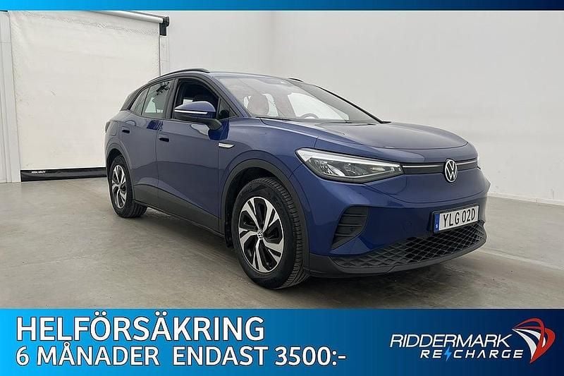 Begagnad VW ID.4 Pure 125 kW (170 HK) 2021 Blå SUV