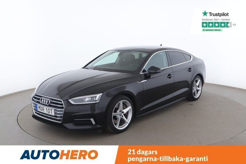 Svart Begagnad 2019 Audi A5 Sportback Proline Halvkombi | 279 000 kr (Marknadspris) - Bild 1/4