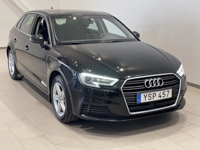 Brilliantsvart Begagnad 2017 Audi A3 Proline | 139 900 kr - Bild 1/3
