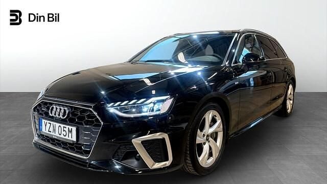 Mytsvart metallic Begagnad 2023 Audi A4 S-Line Kombi | 389 000 kr (Marknadspris) - Bild 1/4