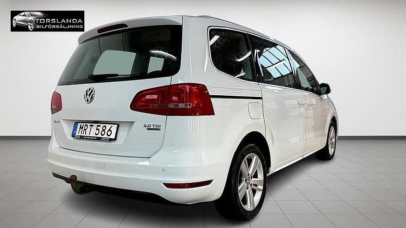 Begagnad VW Sharan 141 HK (103 kW) 2015 Vit Minibuss