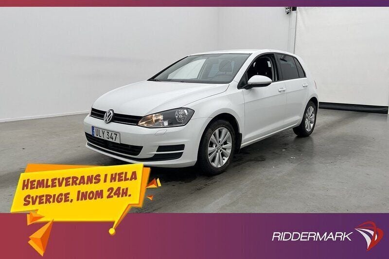Vit Begagnad 2014 VW Golf VII Halvkombi | 134 800 kr (Lite dyr) - Bild 1/3