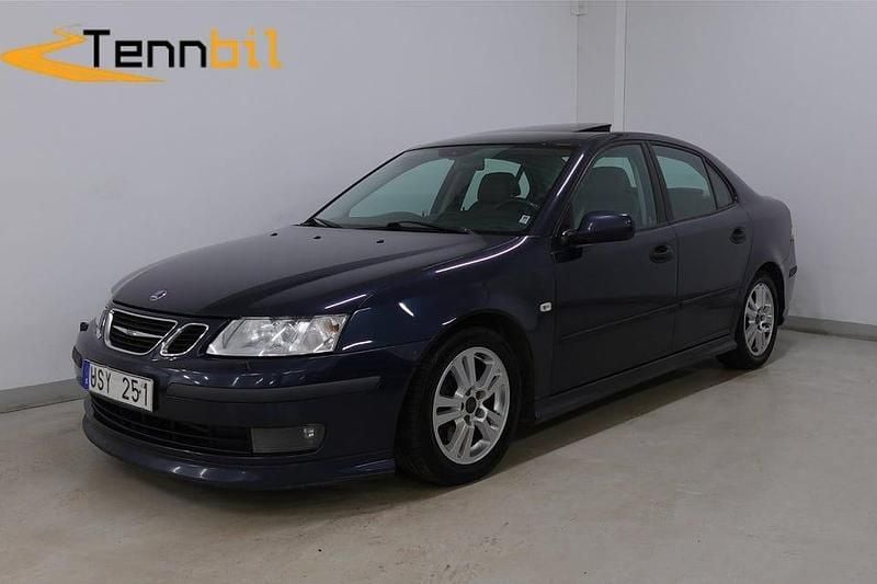 Mörkblå Begagnad 2004 Saab 9-3 Aero Sedan | 29 900 kr (Bra pris) - Bild 1/4