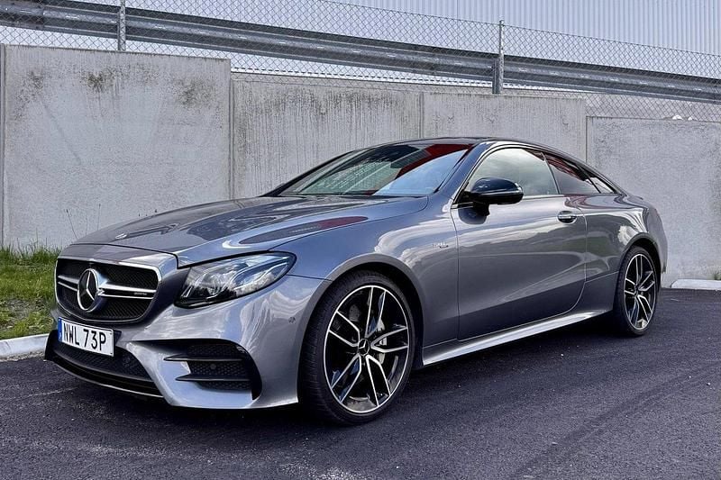 Grå Begagnad 2019 Mercedes E53 AMG Premium Plus Sportkupé | 529 000 kr - Bild 1/4