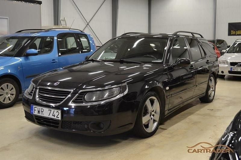 Begagnad Saab 9-5 Linear 150 HK (110 kW) 2007 Svart Kombi