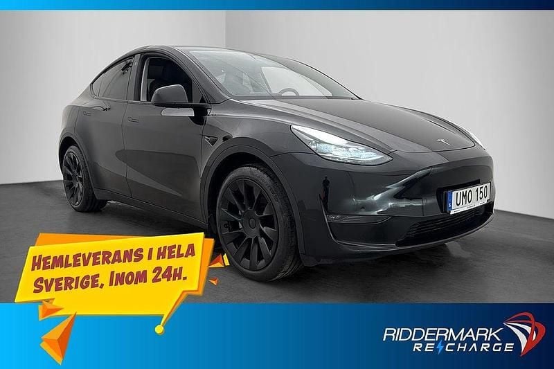 Svart Begagnad 2023 Tesla Model Y Long Range AWD SUV | 384 800 kr (Bra pris) - Bild 1/3