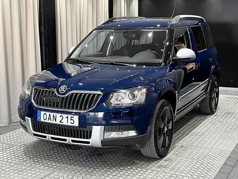Blå Begagnad 2016 Skoda Yeti Outdoor SUV | 144 900 kr (Marknadspris) - Bild 1/4