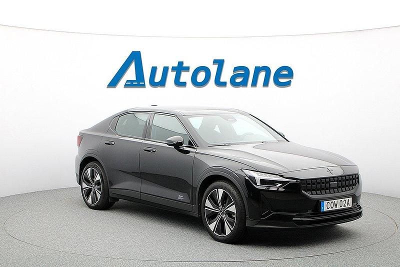 Svart Begagnad 2022 Polestar 2 Long Range Dual motor Halvkombi | 359 900 kr (Marknadspris) - Bild 1/3